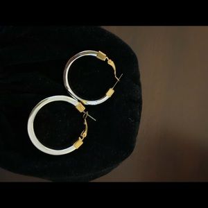 Gold and Silver Tone Earrings (not 14k gold)